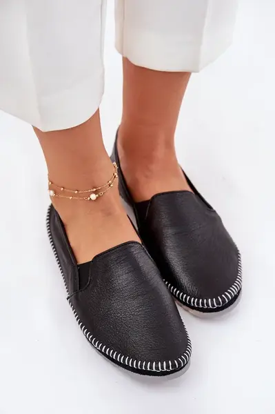 Kožené Baleríny Maciejka