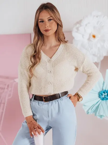 Dámsky oversize sveter SWEETDREAM ecru