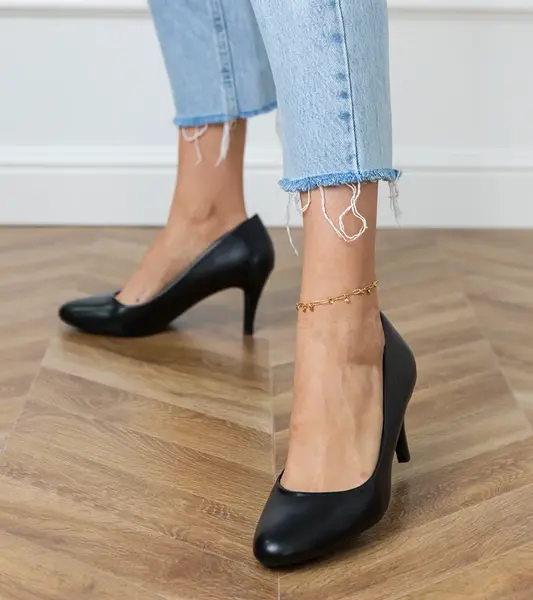 Gemre Čierne dámske klasické lodičky Veris