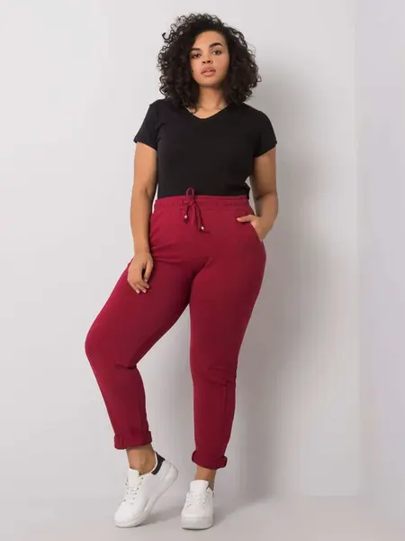 Sweatpants-RV-DR-6300.19-burgundy