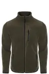 24601 Dewberry 5 Pocket Outdoor Full Zipper Fleece Jacket-DARK KHAKI