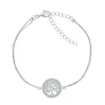 Brilio Silver Designový stříbrný náramek strom života BRC19W
