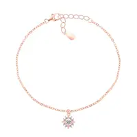 Brilio Silver Krásný bronzový náramek se zirkony BRC51R