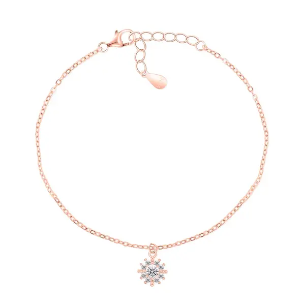 Brilio Silver Krásný bronzový náramek se zirkony BRC51R