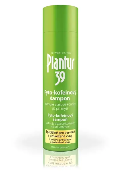 Plantur Fyto-kofeinovy šampon pro barvené a poškozené vlasy 250 ml