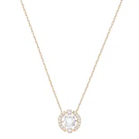 Swarovski Pozlacený náhrdelník Sparkling Dance 5272364