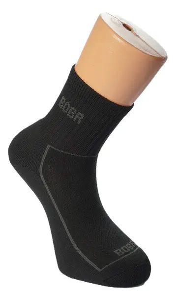 Bobr ponožky jaropodzimní sport černé - 43-45