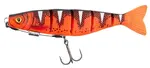 Fox rage gumová nástraha pro shad jointed loaded uv red wake - 18 cm