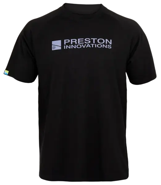 Preston innovations tričko lightweight black raglan t-shirt - xxxxl