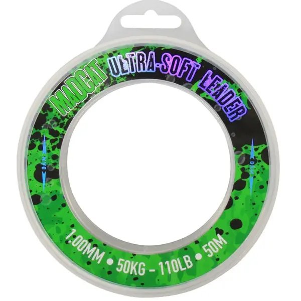 Madcat vlasec ultra soft mono leader - průměr 1,15 mm / nosnost 160 lbs / návin 50 m