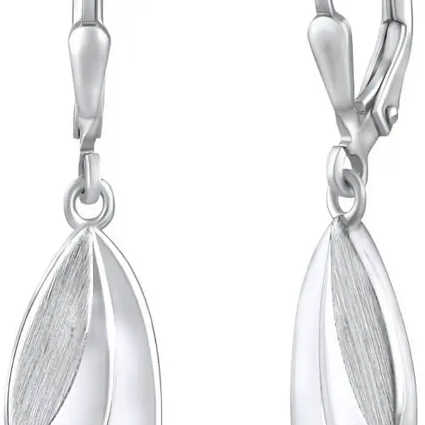 Silvego Designové stříbrné náušnice QRE309K