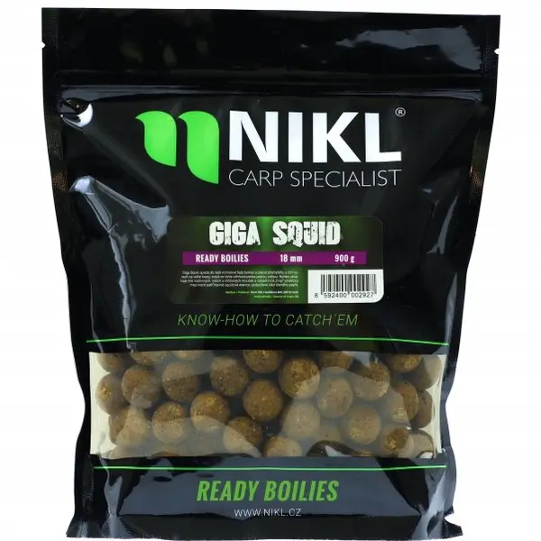 Nikl boilies giga squid - 900 g 20 mm