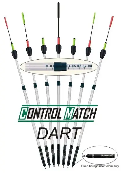 Cralusso splávek control match with dart - 4 g