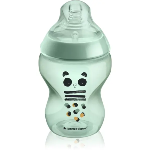 Tommee Tippee Closer To Nature Anti-colic Pip the Panda kojenecká láhev Slow Flow 0m+ 260 ml