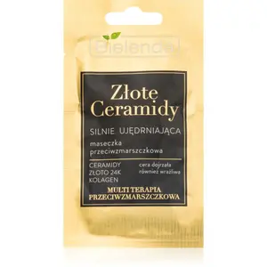 Bielenda Golden Ceramides protivrásková maska na obličej s ceramidy 1 ks