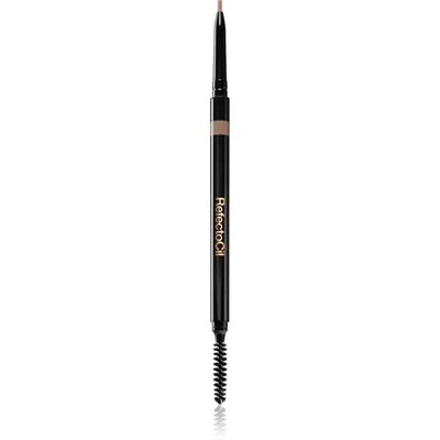RefectoCil Brow voděodolná tužka na obočí s kartáčkem odstín 02 Medium Brown 1 ks