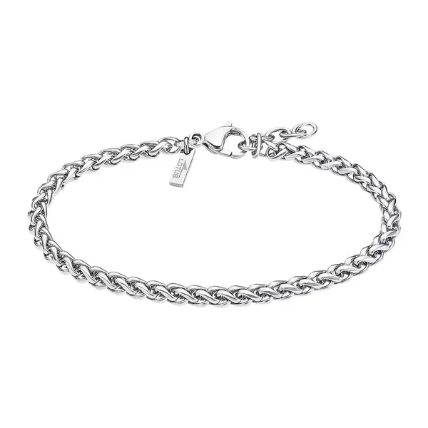 Lotus Style Masivní pánský náramek z oceli Men in Black LS2222-2/1