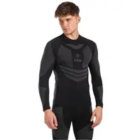 KILPI NATHAN Pánské bezešvé termoprádlo, černá, velikost