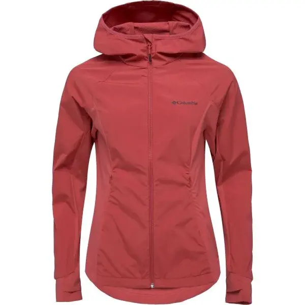 Columbia SWEET AS III W HOODED SOFTSHELL Dámská softshellová bunda, červená, velikost