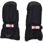 LEGO&reg; kidswear LWARIPO 703 Dětské lyžařské rukavice, černá, velikost 86-92