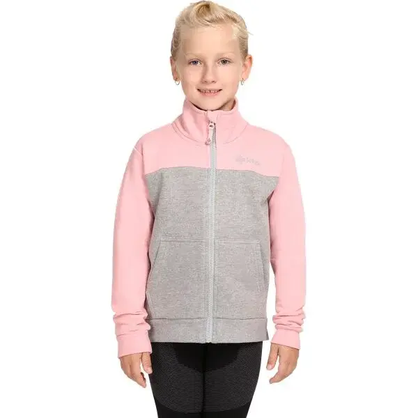 KILPI HALI Dívčí mikina, růžová, velikost