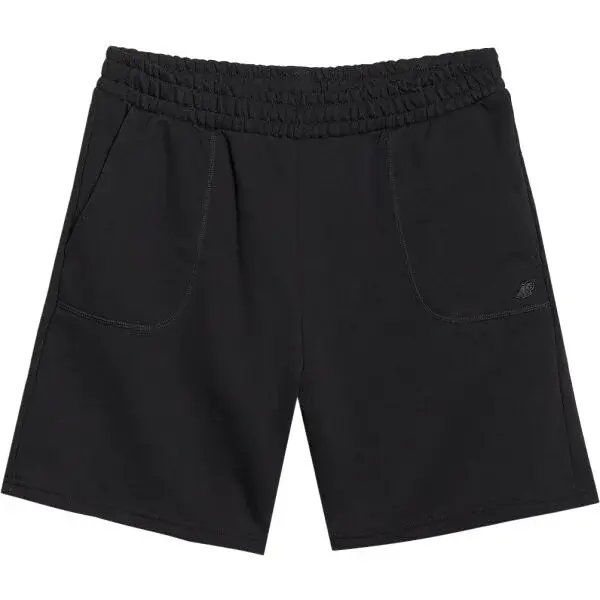 4F SHORTS CAS Pánské teplákové kraťasy, černá, velikost