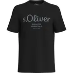 s.Oliver RLBS T-SHIRT SS NOOS Pánské tričko, černá, velikost