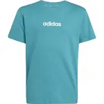 adidas LINEAR Dětské tričko, tyrkysová, velikost