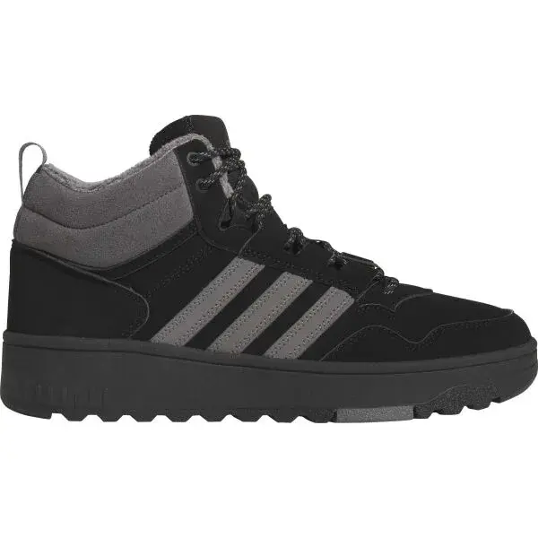 adidas HOOPS 4.0 MID WINTERIZED Pánské zimní tenisky, černá, velikost 42