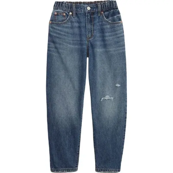 GAP BARREL Dívčí džíny, modrá, velikost 6Y