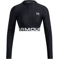 Under Armour HEATGEAR RIB Dámské tričko, černá, velikost M