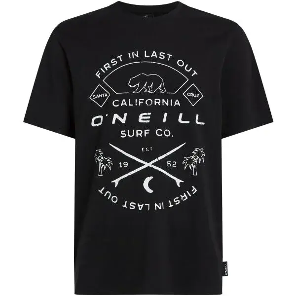 O'Neill JACK Pánské tričko, černá, velikost