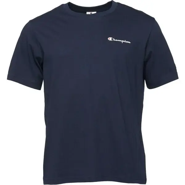 Champion SCRIPT SHOP Pánské tričko, tmavě modrá, velikost