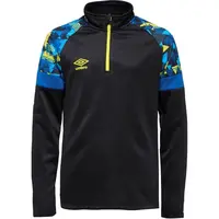 Umbro FORMATION QUARTER ZIP - JNR Dětská sportovní mikina, černá, velikost