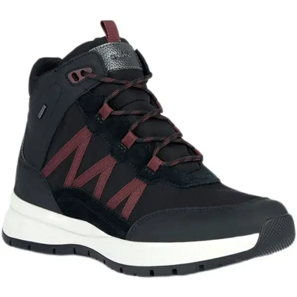 Geox D BRAIES Dámské volnočasové boty, černá, velikost