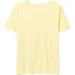 GAP ORGANIC VINT CREW 2 Dámské tričko, žlutá, velikost