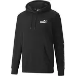 Puma ESSENTIALS + TAPE HOODIE TR Pánská mikina, černá, velikost