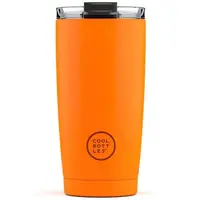 COOL BOTTLES TERMO 550 ML Nerezový termo hrnek, oranžová, velikost 550 ML