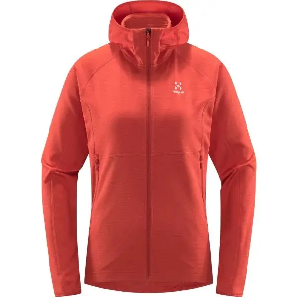 HAGLÖFS SKUTA HOOD W Dámská mikina, červená, velikost