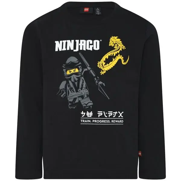 LEGO&reg; kidswear LWTAYLOR 624 Chlapecké tričko s dlouhým rukávem, černá, velikost