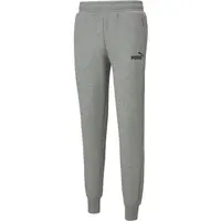 Puma ESSENTIALS LOGO PANTS Pánské tepláky, šedá, velikost