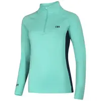 PROGRESS EQ TARA LADY Dámske jazdecké funkčné tričko, tyrkysová, veľkosť