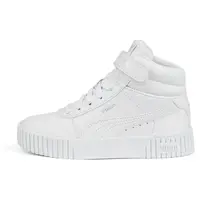 Puma CARINA 2.0 MID PS Juniorské vycházkové boty, bílá, velikost 28
