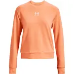 Under Armour RIVAL TERRY Dámská mikina, oranžová, velikost