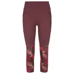 KILPI SOLAS Dámské 3/4 legíny, červená, velikost