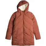 Roxy BETTER WEATHER Dámská dlouhá bunda, oranžová, velikost