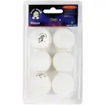 Giant Dragon WHT PI PO MICKY 6PCS Míče na stolní tenis, bílá, velikost