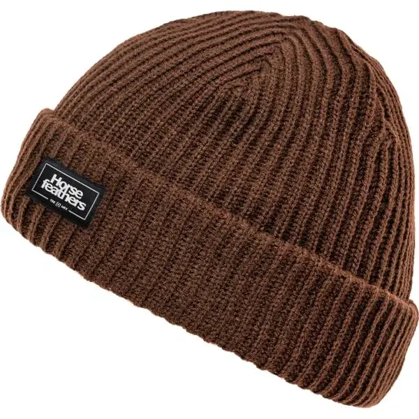 Horsefeathers GAINE BEANIE Pánska zimná čiapka, hnedá, veľkosť UNI