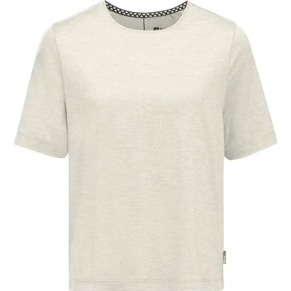 Jack Wolfskin TRAVEL T W Dámské triko, bílá, velikost XXL