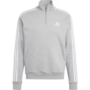 adidas 3-STRIPES TOP Pánská mikina, šedá, velikost XXL